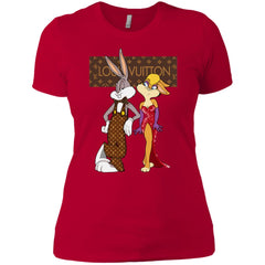 Louis Vuitton Rabbit Love Family T-shirt Women Cotton T-Shirt Women Cotton T-Shirt - parenttees