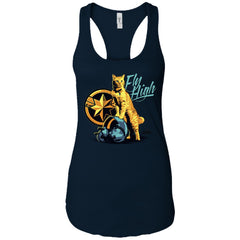 Captain Marvel Symbol Goose Fly High Women Tank Top Women Tank Top - parenttees