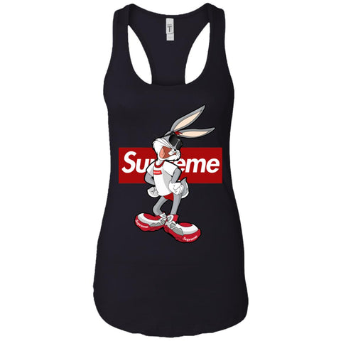 Supreme Rabbit T Shirt Women Tank Top Black / X-Small Women Tank Top - parenttees