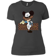 Louis Vuitton Mickey Dance Tshirt Women Cotton T-Shirt Women Cotton T-Shirt - parenttees