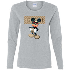 Gucci Mickey Gift Birthday T-shirt Women Long Sleeve Shirt Women Long Sleeve Shirt - parenttees