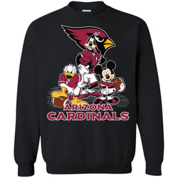 Mickey Mouse Arizona Cardinals American Football Nfl Sports Shirt Crewneck Pullover Sweatshirt