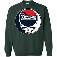 New England Patriots Grateful Dead Steal Your Face Football Nfl Shirts Crewneck Pullover Sweatshirt Crewneck Pullover Sweatshirt - parenttees