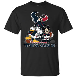 Mickey Mouse Houston Texans American Football Nfl Sports Shirt Men Cotton T-Shirt