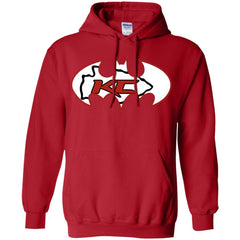 We Are The Kansas City Chiefs Batman Nfl Mashup Pullover Hoodie Sweatshirt Pullover Hoodie Sweatshirt - parenttees