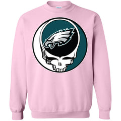 Philadelphia Eagles Grateful Dead Steal Your Face Football Nfl Shirts Crewneck Pullover Sweatshirt Crewneck Pullover Sweatshirt - parenttees