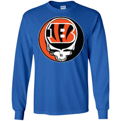 Cincinnati Bengals Grateful Dead Steal Your Face Football Nfl Shirts Men Long Sleeve Shirt Men Long Sleeve Shirt - parenttees