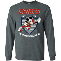 Nfl – Kansas City Chiefs Totally Awesome Mickey Mouse Super Bowl 2019 Football Men Long Sleeve Shirt Men Long Sleeve Shirt - parenttees