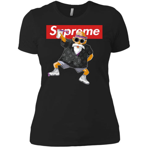 Supreme Kame Sennin Turtle Women Cotton T-Shirt Black / X-Small Women Cotton T-Shirt - parenttees