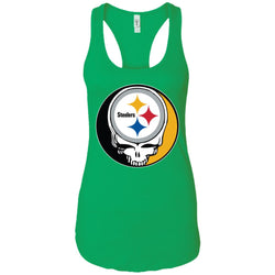 Pittsburgh Steelers Grateful Dead Steal Your Face Football Nfl Shirts Women Tank Top