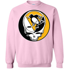 Pittsburgh Penguins Grateful Dead Steal Your Face Hockey Nhl Shirts Crewneck Pullover Sweatshirt Crewneck Pullover Sweatshirt - parenttees