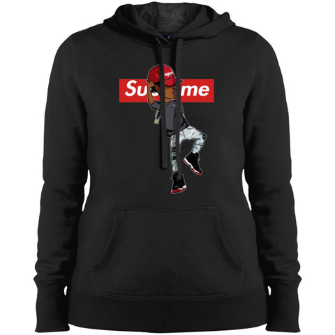 Supreme Marquese Scott T-shirt Women Hooded Sweatshirt Black / X-Small Women Hooded Sweatshirt - parenttees