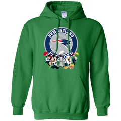 Nfl – New England Patriots Super Bowl 2019 Mickey Mouse Minnie Mouse Donald Duck Daisy Duck Football Pullover Hoodie Sweatshirt Pullover Hoodie Sweatshirt - parenttees