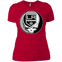 Los Angeles Kings Grateful Dead Steal Your Face Hockey Nhl Shirts Women Cotton T-Shirt Women Cotton T-Shirt - parenttees