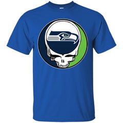 Seattle Seahawks Grateful Dead Steal Your Face Football Nfl Shirts Men Cotton T-Shirt Men Cotton T-Shirt - parenttees