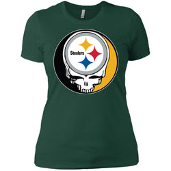 Pittsburgh Steelers Grateful Dead Steal Your Face Football Nfl Shirts Women Cotton T-Shirt