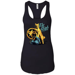 Captain Marvel Symbol Goose Fly High Women Tank Top