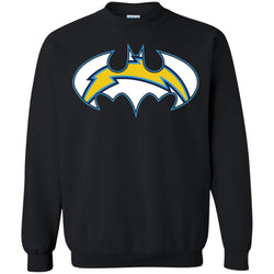 We Are The Los Angeles Chargers Batman Nfl Mashup Crewneck Pullover Sweatshirt