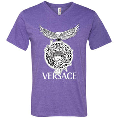 Versace Supervip Logo T-shirt Men V-Neck T-Shirt Men V-Neck T-Shirt - parenttees