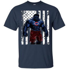 Giants Hulk Chicago Cubs T-shirt Flag Men Cotton T-Shirt Men Cotton T-Shirt - parenttees