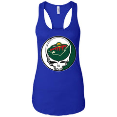 Minnesota Wild Grateful Dead Steal Your Face Hockey Nhl Shirts Women Tank Top Women Tank Top - parenttees