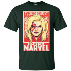 Captain Marvel Ornament Men Cotton T-Shirt Men Cotton T-Shirt - parenttees