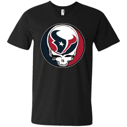 Houston Texans Grateful Dead Steal Your Face Football Nfl Shirts Men V-Neck T-Shirt