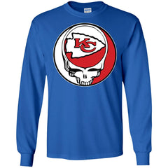 Kansas City Chiefs Grateful Dead Steal Your Face Football Nfl Shirts Men Long Sleeve Shirt Men Long Sleeve Shirt - parenttees
