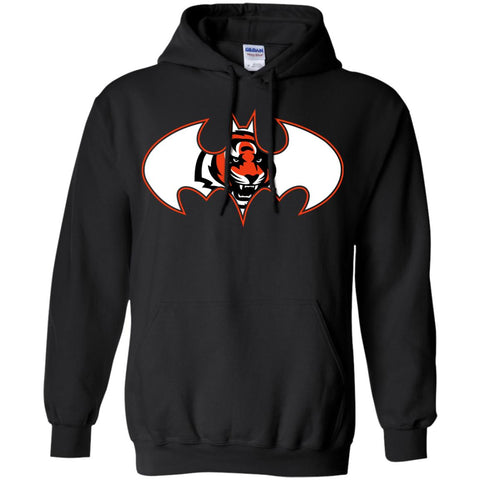 We Are The Cincinnati Bengals Batman Nfl Mashup Pullover Hoodie Sweatshirt Black / S Pullover Hoodie Sweatshirt - parenttees