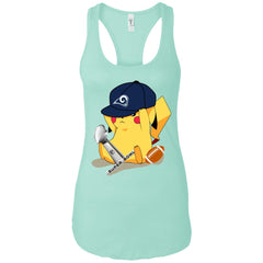 Nfl – Los Angeles Rams Pikachu Super Bowl 2019 Football Women Tank Top Women Tank Top - parenttees