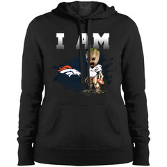 Nfl Denver Broncos I Am Groot T-shirt Women Hooded Sweatshirt Women Hooded Sweatshirt - parenttees