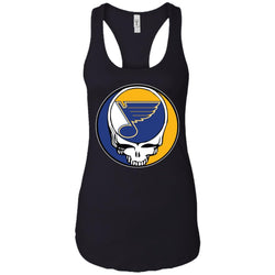 St Louis Blues Grateful Dead Steal Your Face Hockey Nhl Shirts Women Tank Top