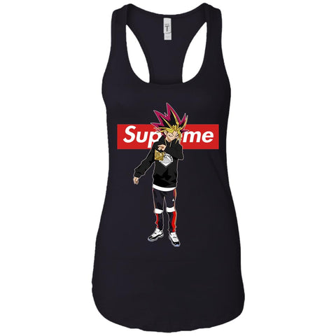 Supreme Yugi Mutou Game Yugioh T-shirt Women Tank Top Black / X-Small Women Tank Top - parenttees