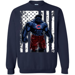 Giants Hulk Chicago Cubs T-shirt Flag Crewneck Pullover Sweatshirt Crewneck Pullover Sweatshirt - parenttees