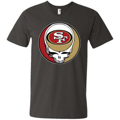 San Francisco 49ers Grateful Dead Steal Your Face Football Nfl Shirts Men V-Neck T-Shirt Men V-Neck T-Shirt - parenttees