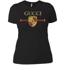 New Gucci Porsche Shirt Women Cotton T-Shirt