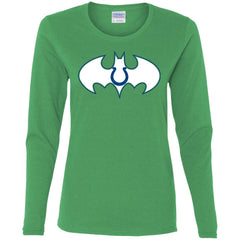 We Are The Indianapolis Colts Batman Nfl Mashup Women Long Sleeve Shirt Women Long Sleeve Shirt - parenttees