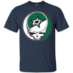 Dallas Stars Grateful Dead Steal Your Face Hockey Nhl Shirts Men Cotton T-Shirt Men Cotton T-Shirt - parenttees