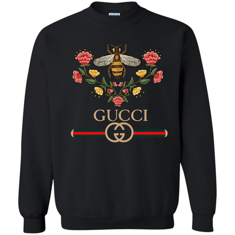 Gucci Logo T-shirt Crewneck Pullover Sweatshirt Black / S Crewneck Pullover Sweatshirt - parenttees