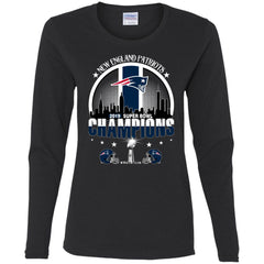 Nfl – New England Patriots 2019 Super Bowl Champions Football Women Long Sleeve Shirt Women Long Sleeve Shirt - parenttees