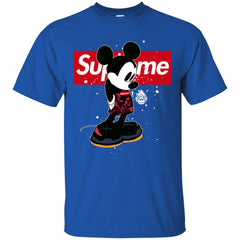 Supreme Mickey Babe Cute Love T-shirt Men Cotton T-Shirt Men Cotton T-Shirt - parenttees