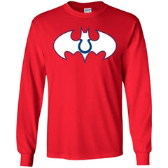 We Are The Indianapolis Colts Batman Nfl Mashup Men Long Sleeve Shirt Men Long Sleeve Shirt - parenttees