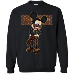 Best Louis Vuitton Mickey Fashion T-shirt Crewneck Pullover Sweatshirt