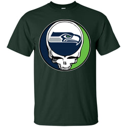 Seattle Seahawks Grateful Dead Steal Your Face Football Nfl Shirts Men Cotton T-Shirt