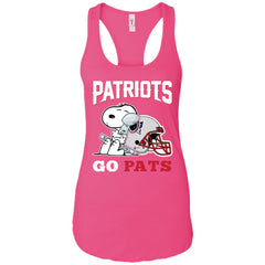 Go Pats - New England Patriots Super Bowl 2019 Snoopy Football Nfl Women Tank Top Women Tank Top - parenttees