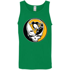 Pittsburgh Penguins Grateful Dead Steal Your Face Hockey Nhl Shirts Men Cotton Tank Men Cotton Tank - parenttees