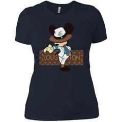 Louis Vuitton Mickey Dance Tshirt Women Cotton T-Shirt Women Cotton T-Shirt - parenttees
