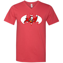 We Are The Tampa Bay Buccaneers Batman Nfl Mashup Men V-Neck T-Shirt