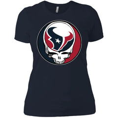 Houston Texans Grateful Dead Steal Your Face Football Nfl Shirts Women Cotton T-Shirt Women Cotton T-Shirt - parenttees