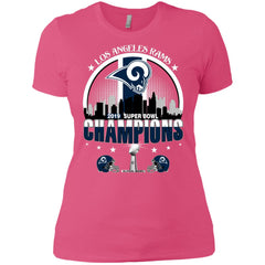 Nfl – Los Angeles Rams 2019 Super Bowl Champions Football Women Cotton T-Shirt Women Cotton T-Shirt - parenttees